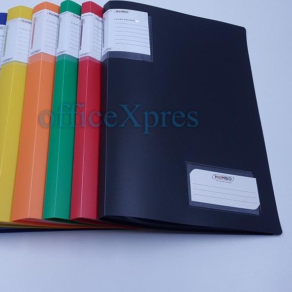 

Diskon !!! Map Plastik / File Dokumen Keeper / Clear Holder F4 Folio 60 Lembar Hombo #01