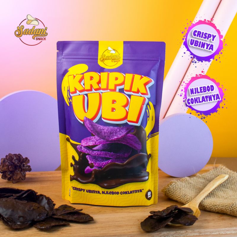 

Kripik Ubi Ungu Coklat by Sadani snack 80 gr