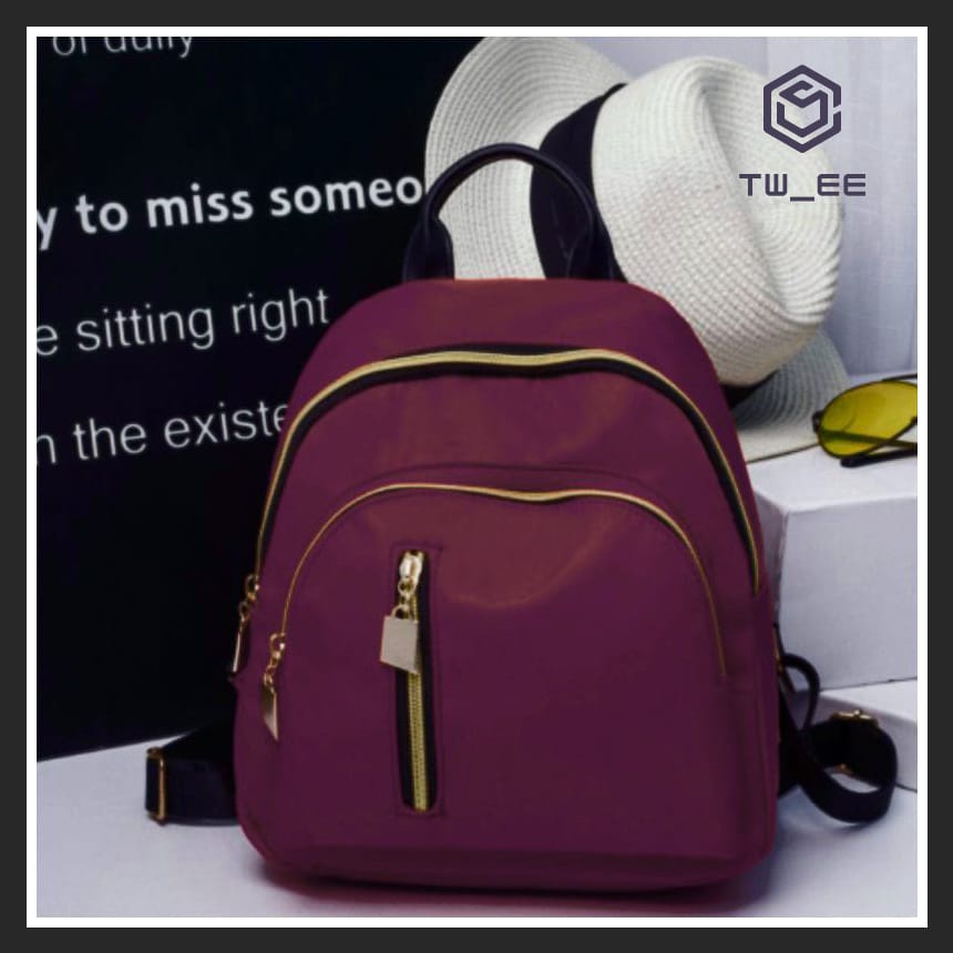 Tas Ransel Mini Wanita Tas Hp Tas Backpack Punggung Wanita Tampilan Modis Gaya Korea