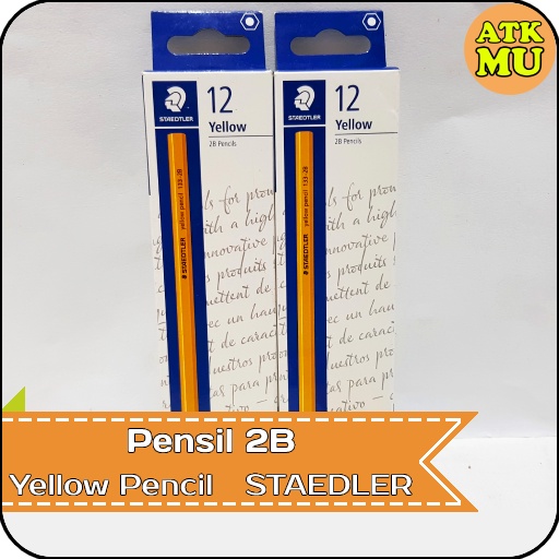 Pensil 2B Kuning Yellow Pencil STAEDTLER