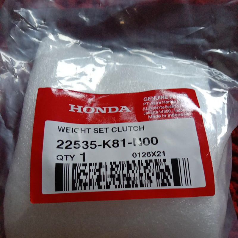 kampas kopling kampas ganda 22535k81 Beat street