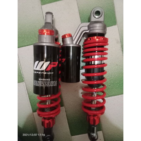 SHOCKBREAKER SHOCK ABSORBER 280 MM 320mm 340 mm TABUNG ATAS WP JUPITER Z VEGA CRYPTON Vega RX king Supra dll PEREDAM KEJUT-Wp klik 340mm merah