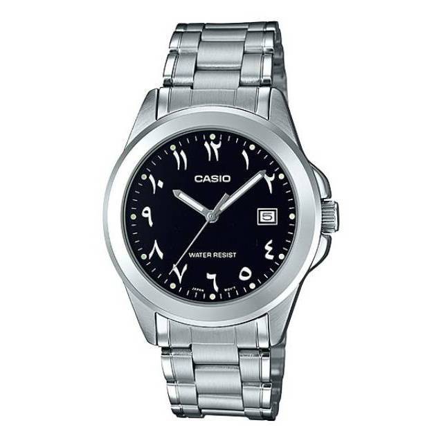Jam Tangan Pria Casio Original Arabic Type MTP-1215A-1B3
