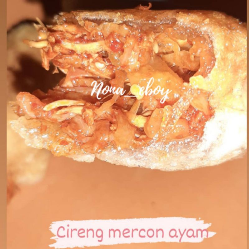 

Cireng ayam mercon