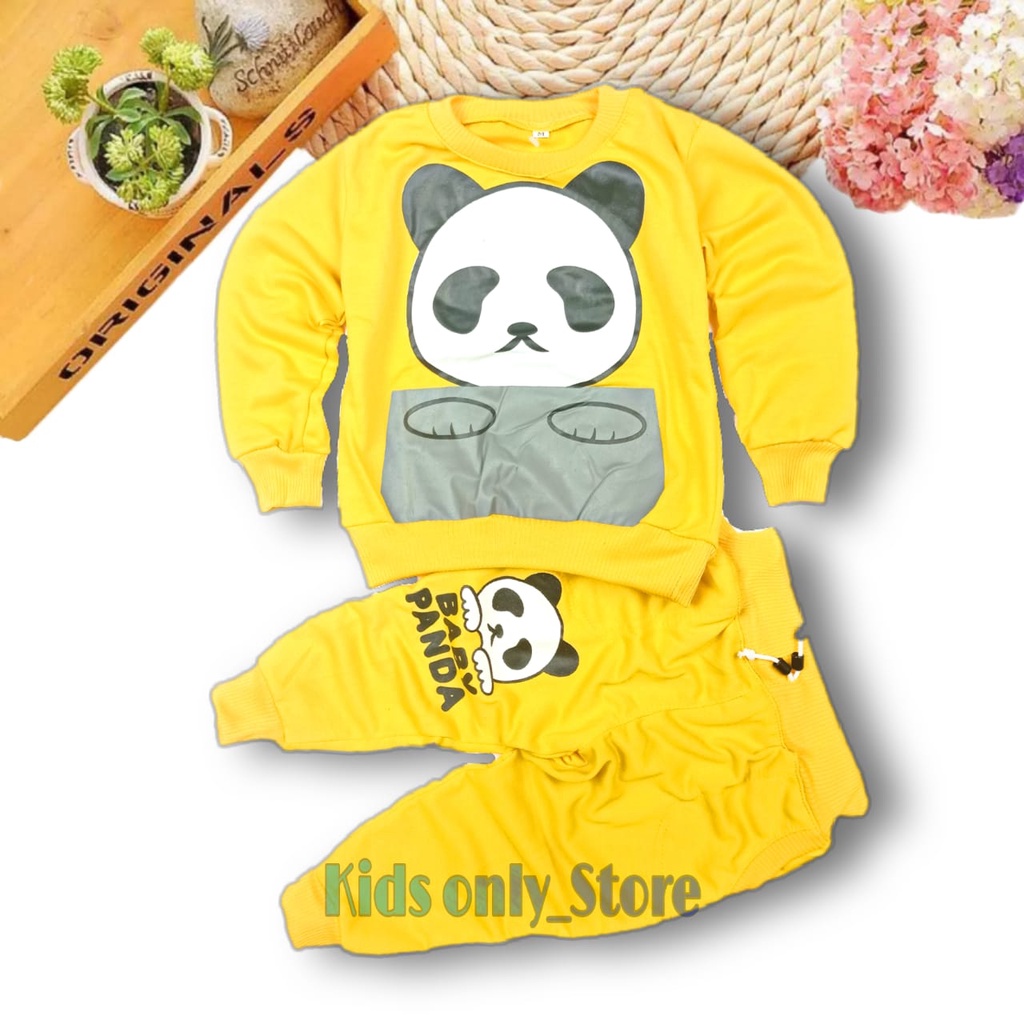 Setelan Panda Anak Baju setelan anak laki laki Setelan anak perempuan Baju anak 1-6 Tahun