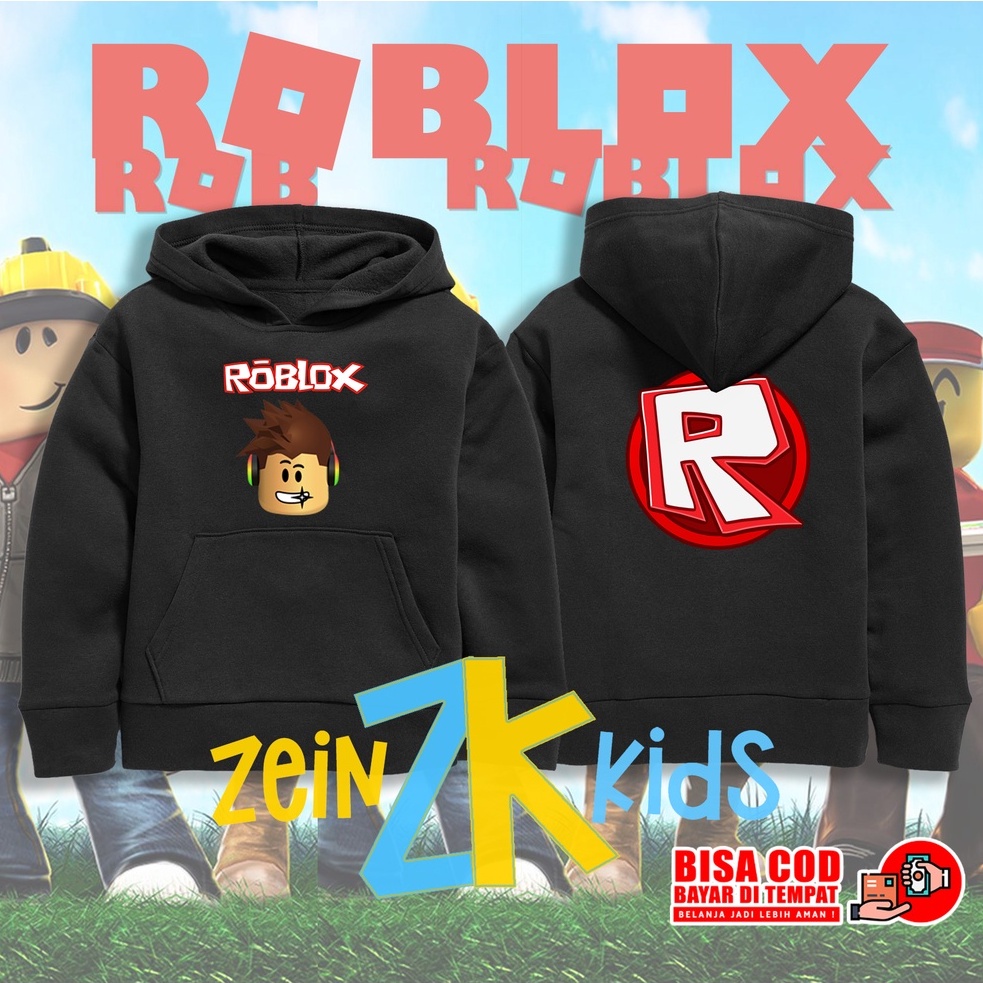 Jaket Roblox Head Anak / Hoodie Anak Roblox Head