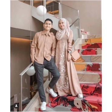 kebaya couple pasangan / brukat wanita kondangan / baju pesta wanita 2021
