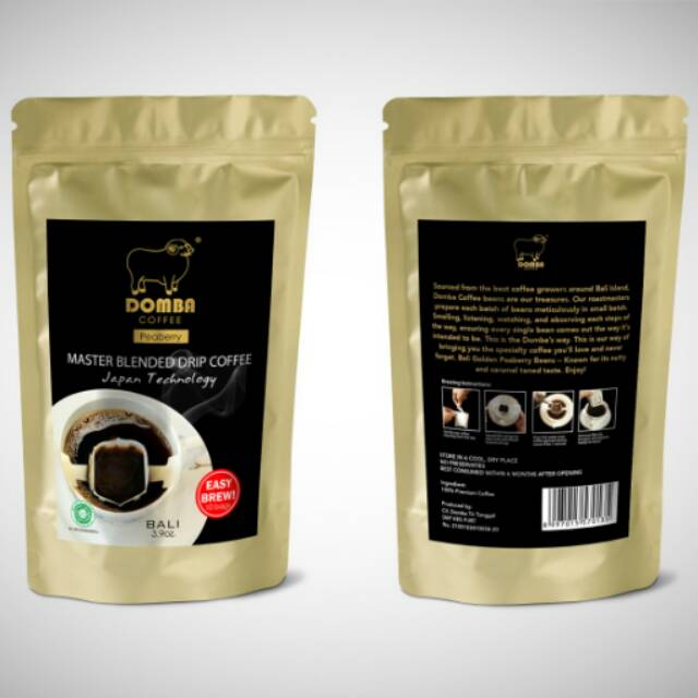 

Domba Coffee - Master Blended Drip - Peaberry Coffee