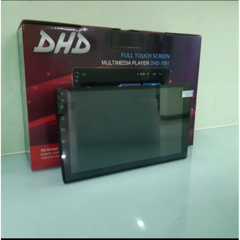 Head unii Android Dhd-7001 layar 9 inch-2
