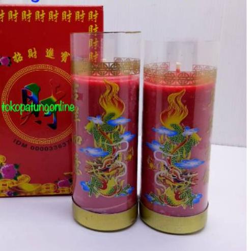 ➣ Lilin Merah Naga 1 kati Lilin Pilar ۝
