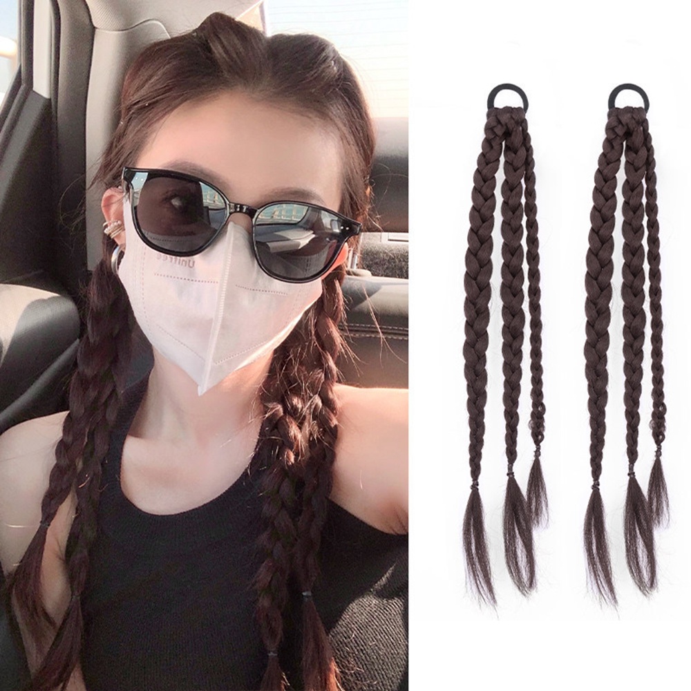 1pc Tali Rambut Kepang Twist Untuk Aksesoris Wanita