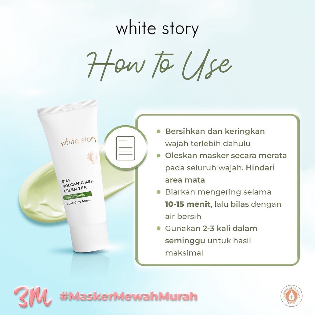 WHITE STORY Jeju Volcanic Acne Clay Mask