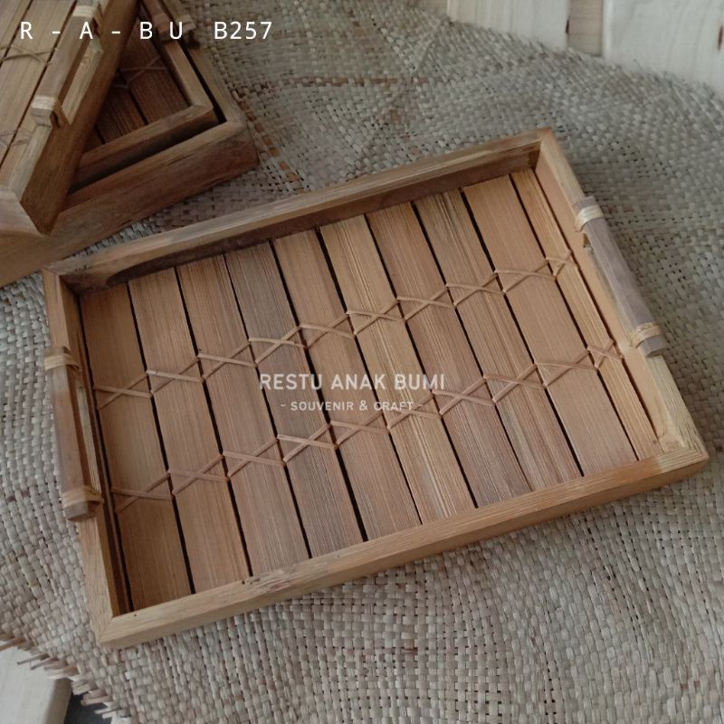 

Promo (B257) Nampan Kotak M 32X25cm|Serving Tray|Wadah Gelas|Loyang|Wooden|Seserhan|Nikahan|Hajatan