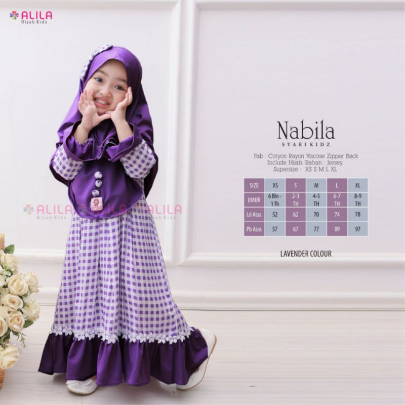 SETELAN SYARI ANAK MUSLIMAH NABILA