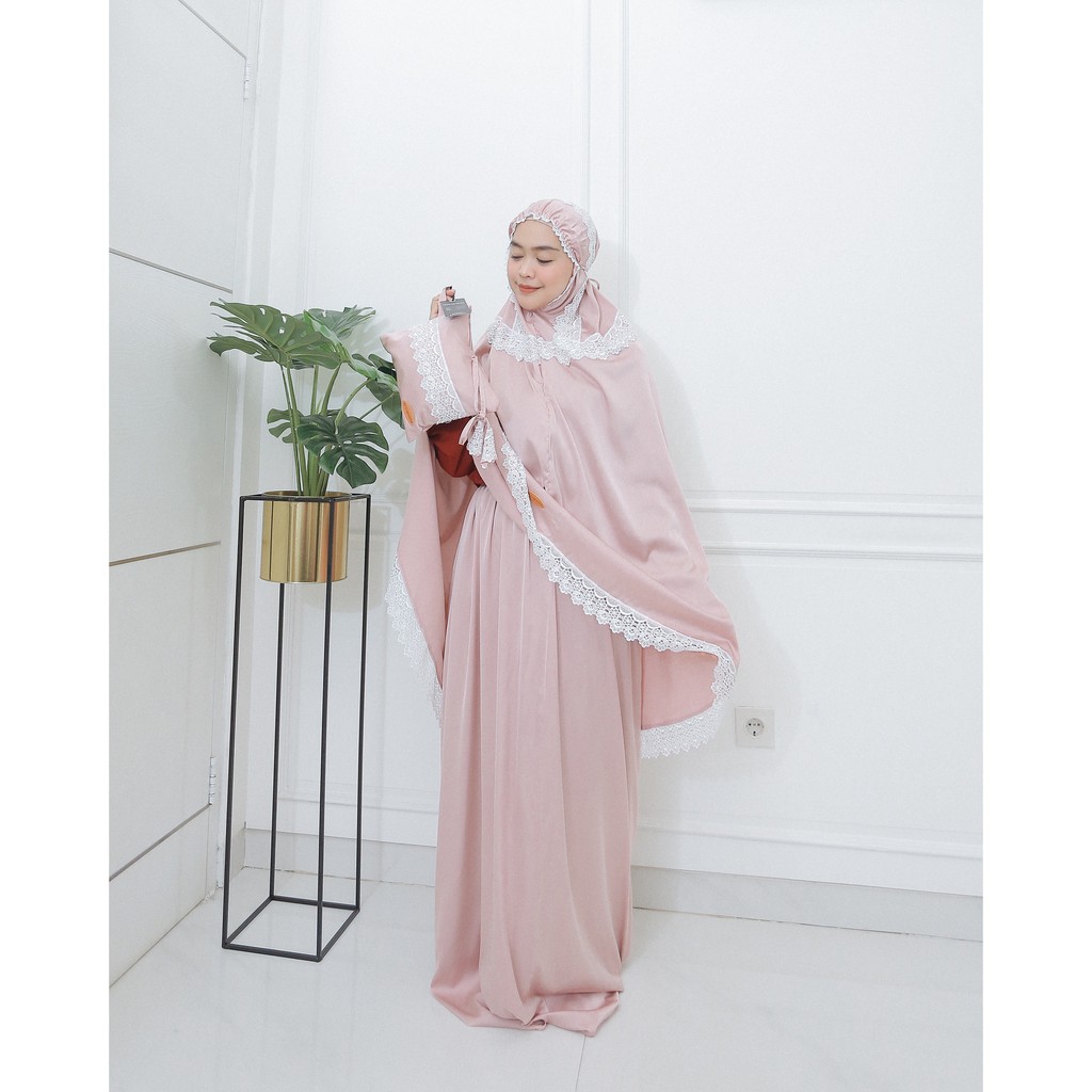 Ricis by Khayra - Mukena Jasmine 2in1 | PREMIUM Armani Silk
