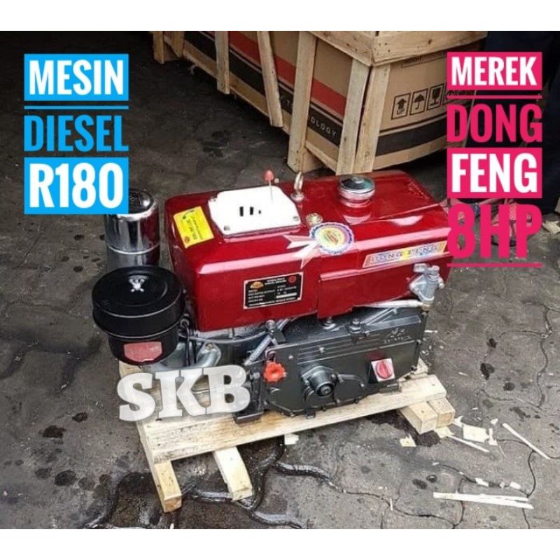 mesin diesel R180 dong Feng 8hp