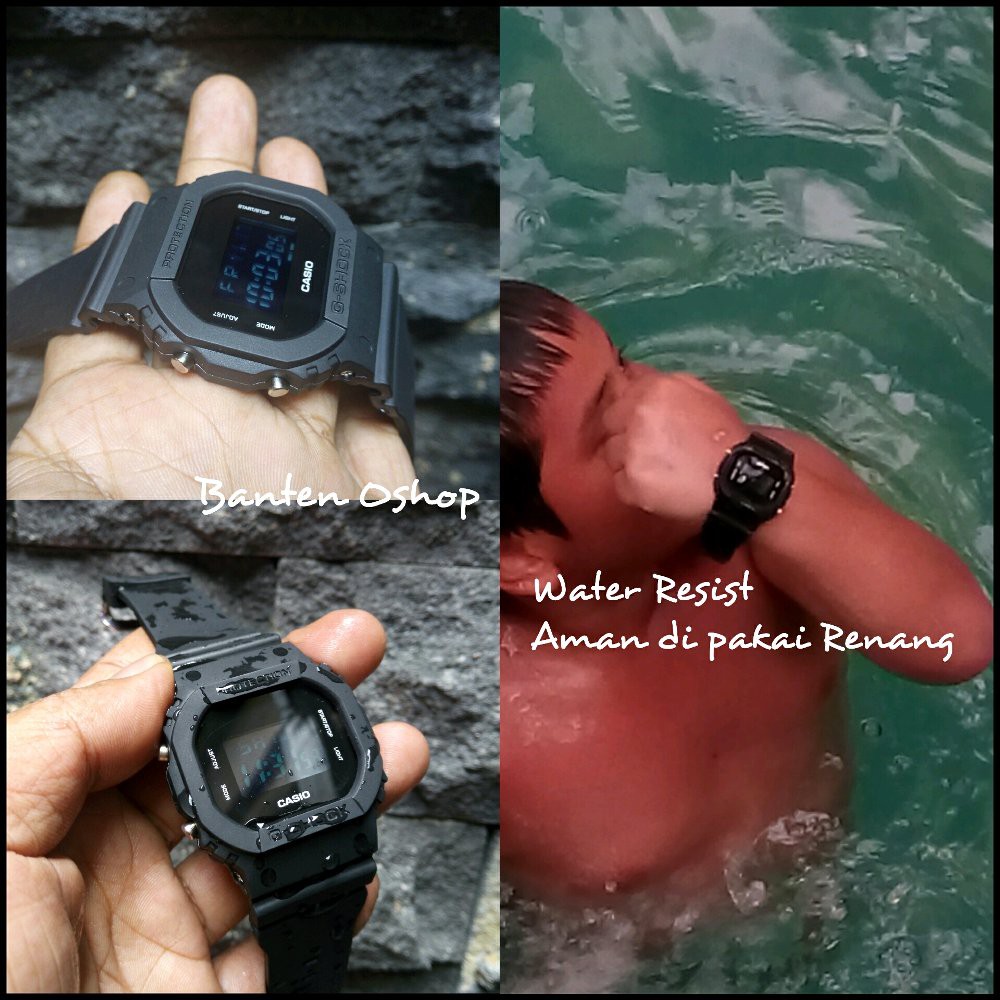ASLI ORIGINAL Jam Tangan Casio G Shock 5600GLS Digital Full Black AYO DIBELI