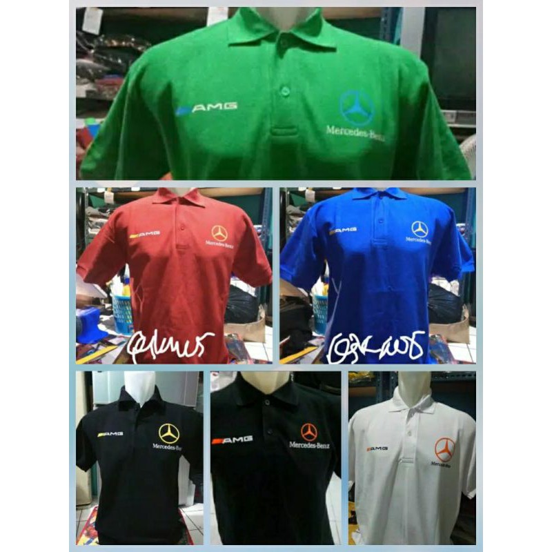 t shirt mercedes benz kaos kerah polo mercy mercedes benz amg hitam