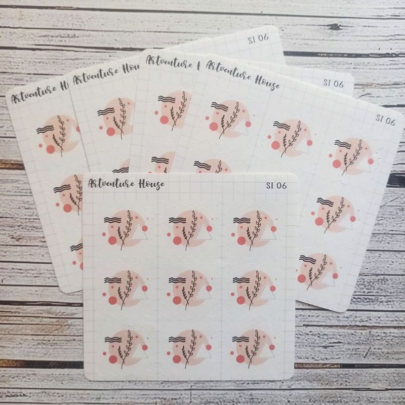 

STICKER JOURNAL BUJO STAMP SI06