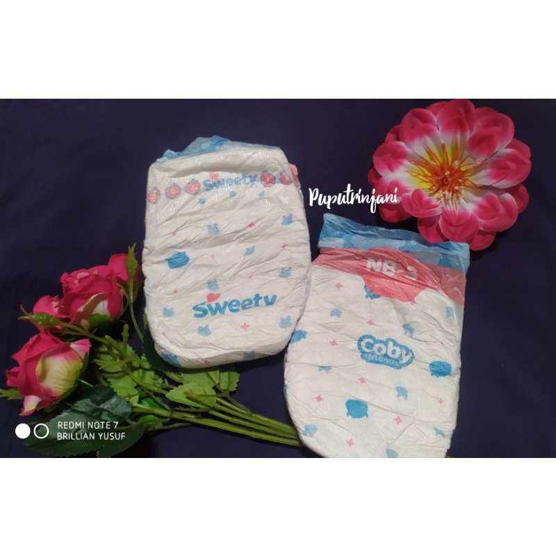 pampers diapers curah Non kemasan Newborn-S dan M tipe perekat TERMURAH