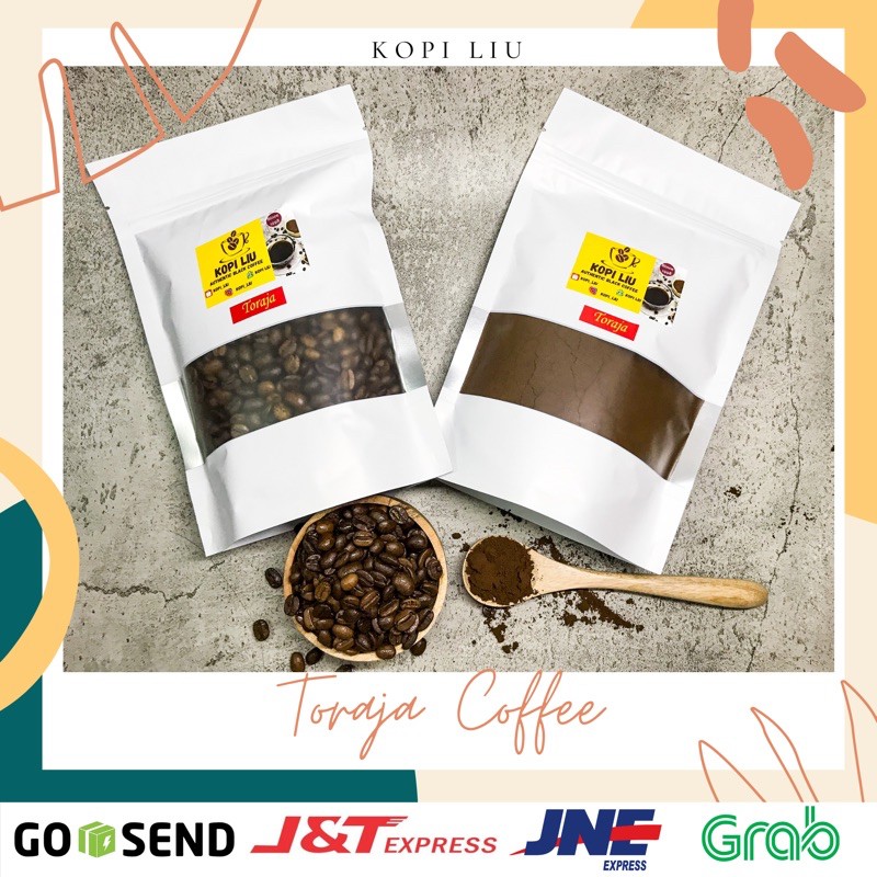 

KOPI LIU KOPI BUBUK ARABIKA TORAJA KEMASAN 250 GR