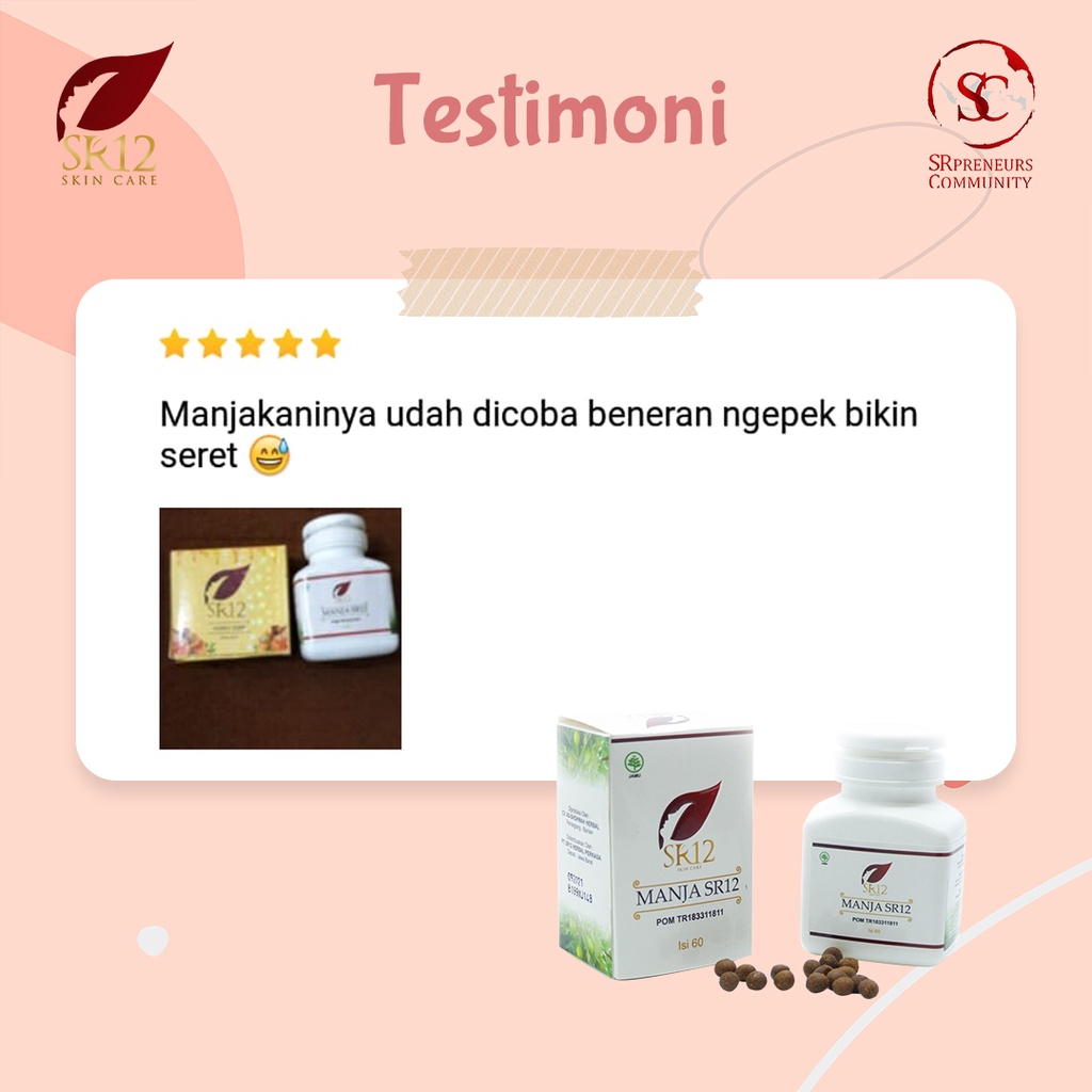 MANJAKANI SR12 / SOLUSI KEPUTIHAN / PELANCAR HAID / PROMIL / MANJA SR12 / MANJAKANI OBAT KEPUTIHAN