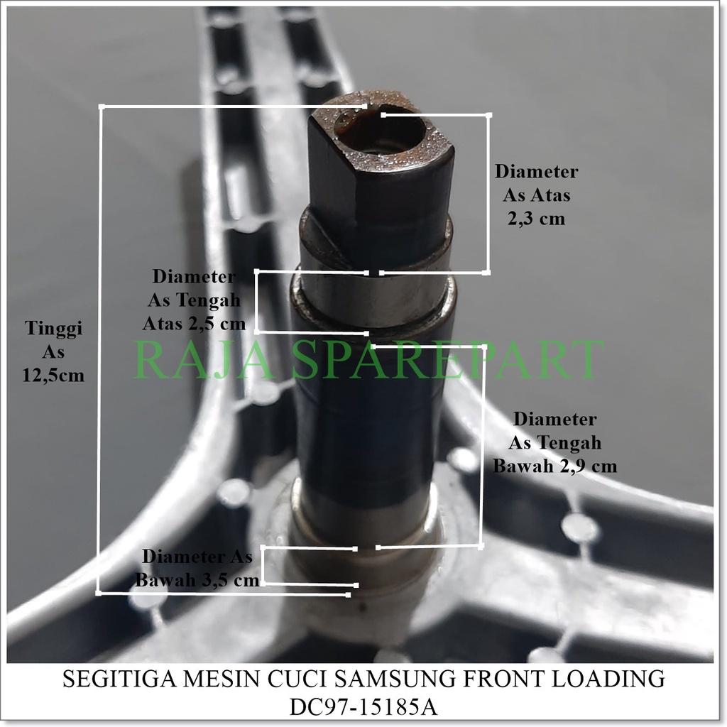 Segitiga Tabung Mesin Cuci SAMSUNG Front Loading DC97-15185A