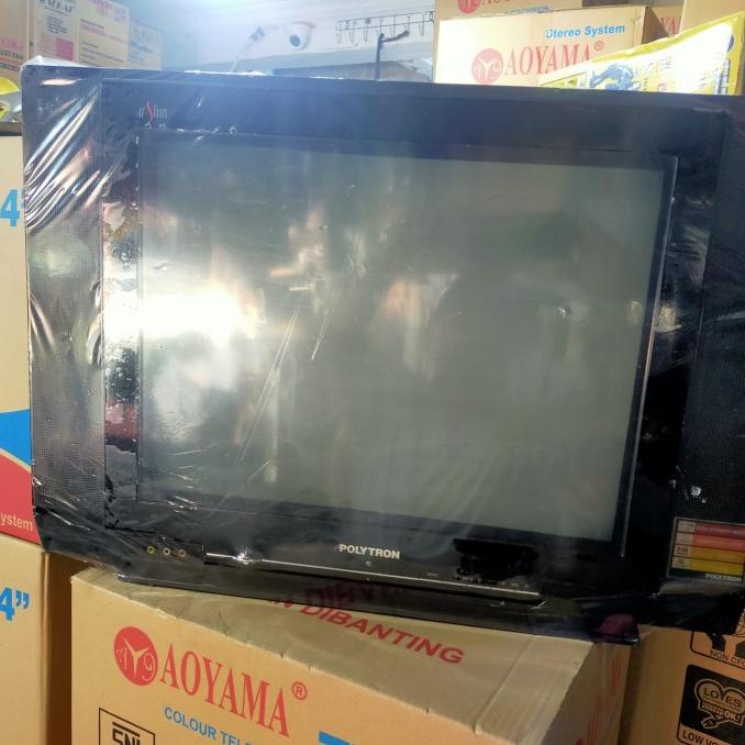 TV TELEVISI TABUNG POLYTRON 21 INCH JTR JNE Termurah