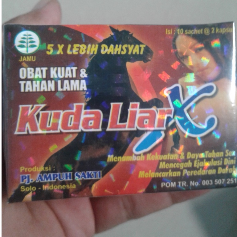 Paket 10 Box Kapsul Kuda Liar-X Kapsul Obt Kuat Original