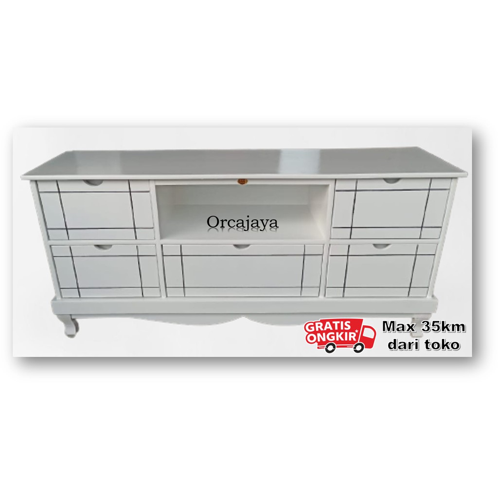 BUFET TV/BUFET PENDEK/BUFET MINIMALIS/BUFET PUTIH/BUFET CANTIK / ORCAJAYA