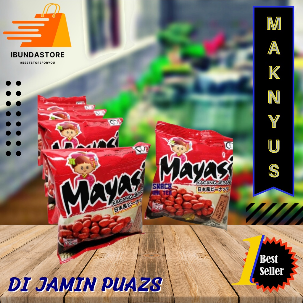 

Mayasi Kacang Oven All Variant 12g x 10 pcs / Kacang Telor / Agen Snack Murah Surabaya / New Normal / WFH / Camilan Kacang / Snack gurih / Pedas Asin / IBUNDASTORE