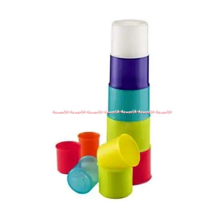 ELC Stacking Cups Colorful Mainan Susun Mug Gelas Untuk Bayi 6-36bulan Warna Warni Staking Colorfull