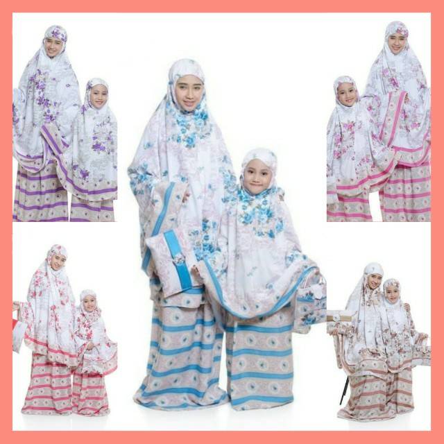 Mukena Couple Ibu Anak Nadira Tas Pesta