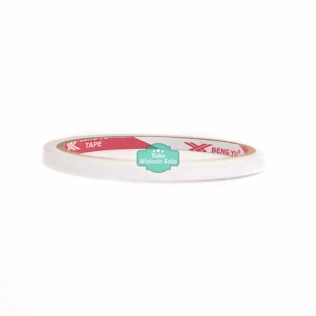 

Isolasi Bolak Balik 6mm Double Sided Tape White - 1 Buah