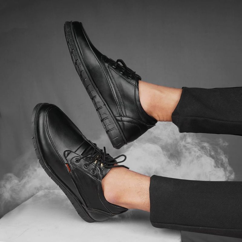 WIPAKA ORIGINAL - Sepatu Kasual Formal Hitam Sepatu Sneakeers Pria Sepatu Pria Semi Formal Kerja