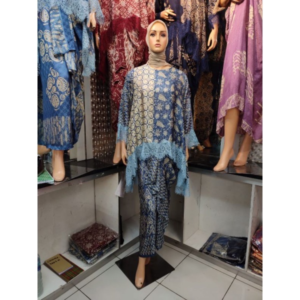 COD SETELAN BATIK WANITA VISCOSE SEMI SUTRA TERMURAH