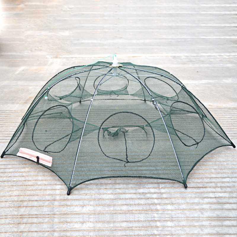 Jaring Pancing Ikan Hexagonal 8 Hole Fishing Net Trap Cage ( Mughnii )