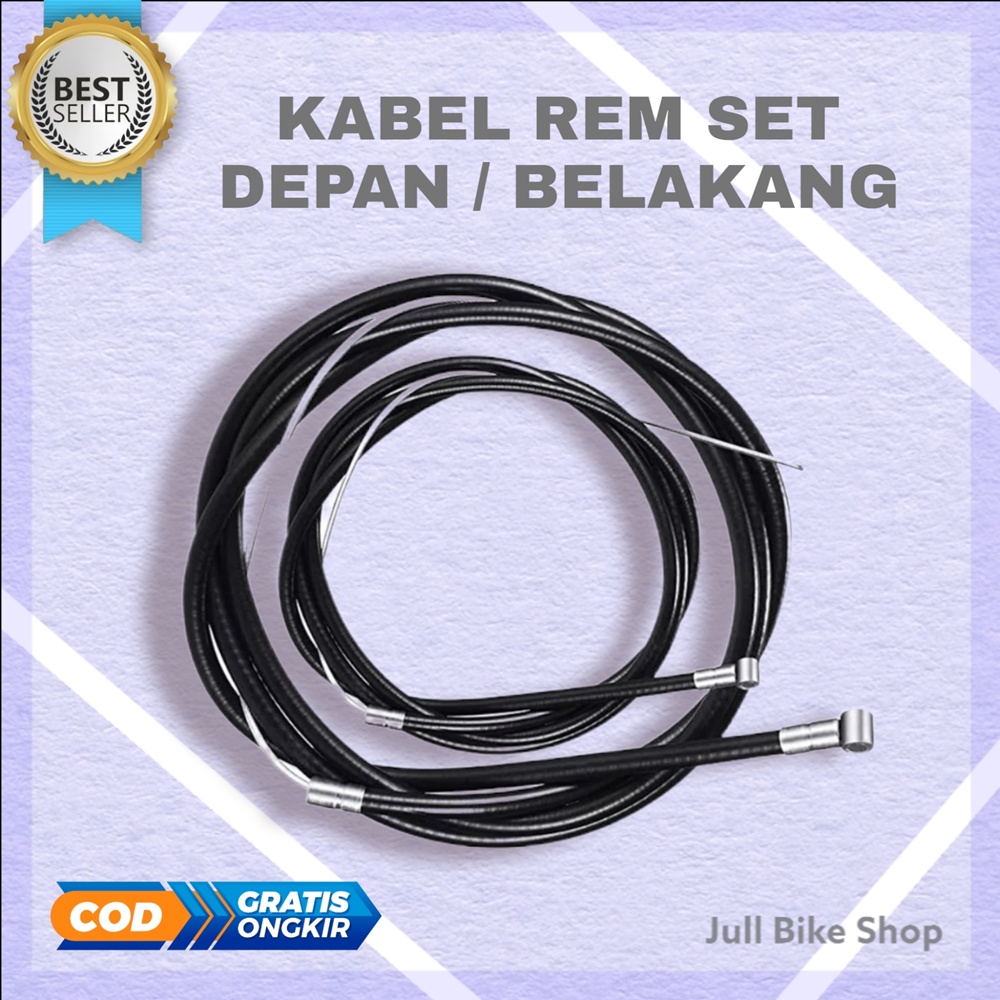 Kabel rem inner outer sepeda depan atau belakang mtb lipat fixie seling set tali selang brake anak road bike