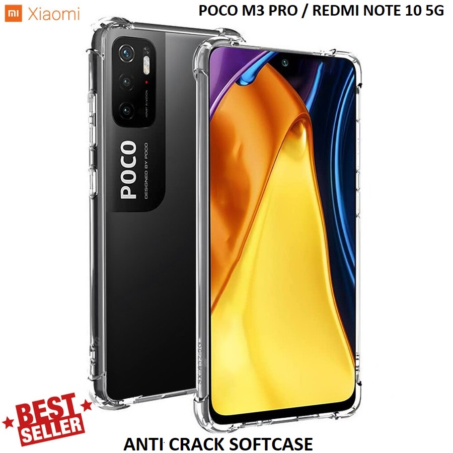 REDMI NOTE 10 5G REDMI NOTE 9 NOTE 9 PRO CASE ANTICRACK SOFTCASE SILIKON BUMPER CRACK KARET SOFT CASING COVER TRANSPARAN