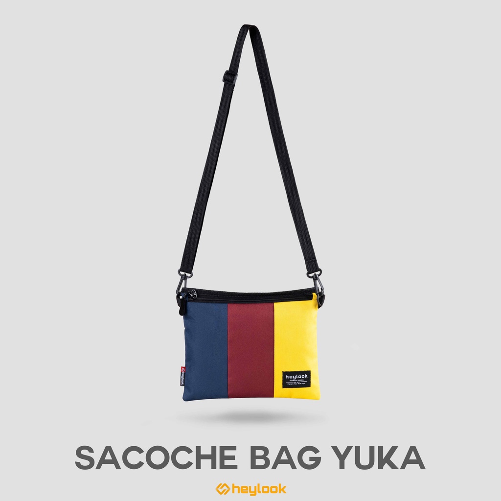 HEYLOOK Project - Tas Selempang Pria Sacoche Bag YUKA Sling Bag Pria Wanita Heylook