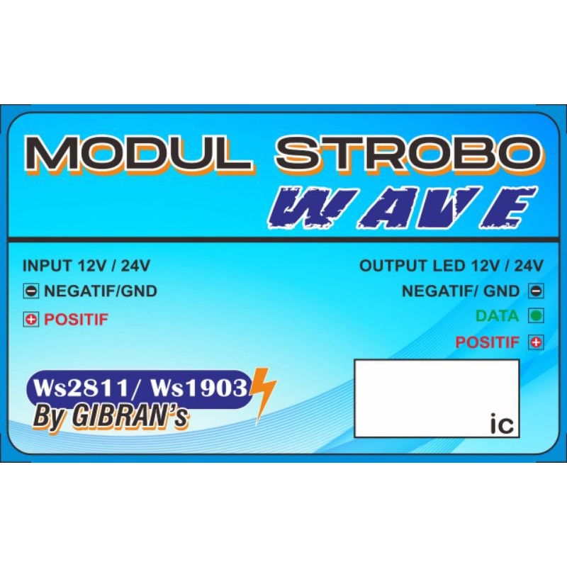 MODUL STROBO WAVE GELOMBANG  ISIAN PROMINI