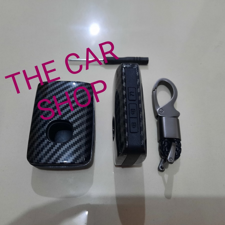 Sarung Kunci Mobil Hard Case Carbon Mazda 3 Hatchback