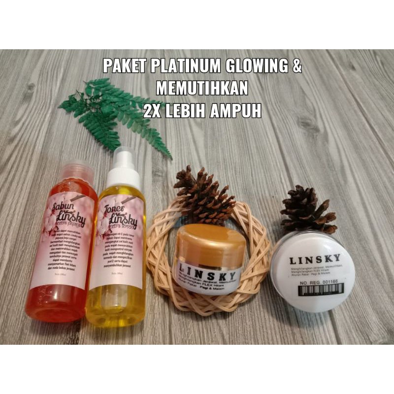 PAKET PLATINUM ISI 4 LINSKY GLOWING