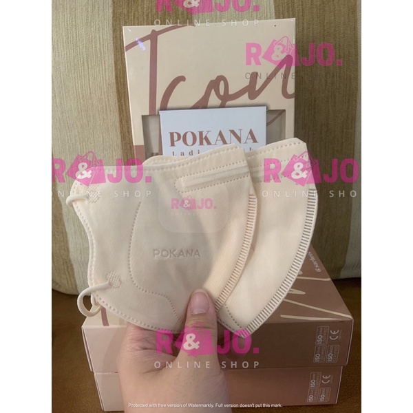 Masker Pokana Duckbill 4ply Icon Mask