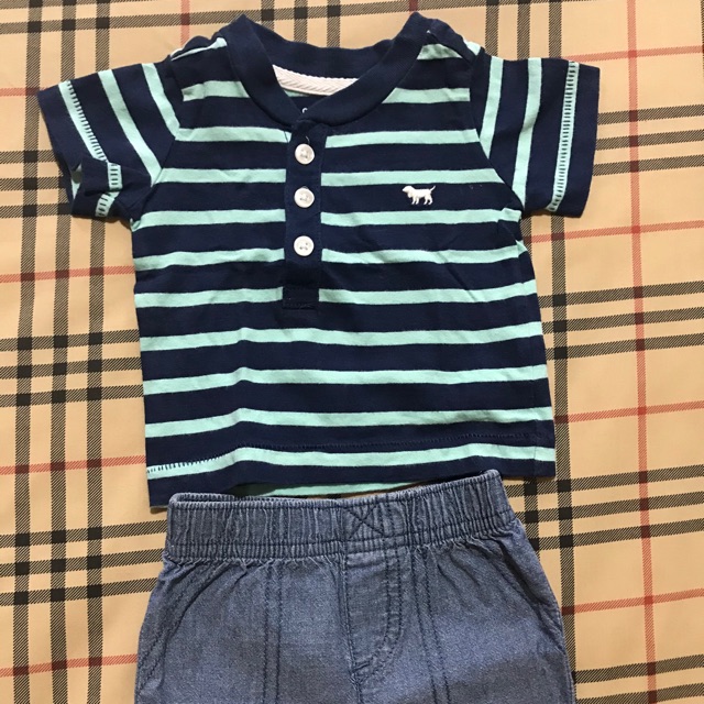  Baju  Bayi  Carter s Set  Celana Jeans Baby  Size Newborn  