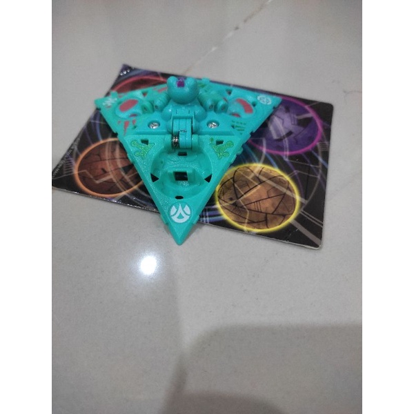 bakugan tripod epsilon green ventus dan magnet card