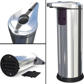 Dispenser Sabun Cuci Tangan Otomatis Stainless Steel 280ml / Dispenser Alat Tempat Cuci Tangan Otomatis / Dispenser Soap Automatic Dispenser Sabun Mandi Aestetic Murah Berkualitas / Dispenser Stainless Steel Sabun Otomatis Sensor Dispenser Sabun Touchless