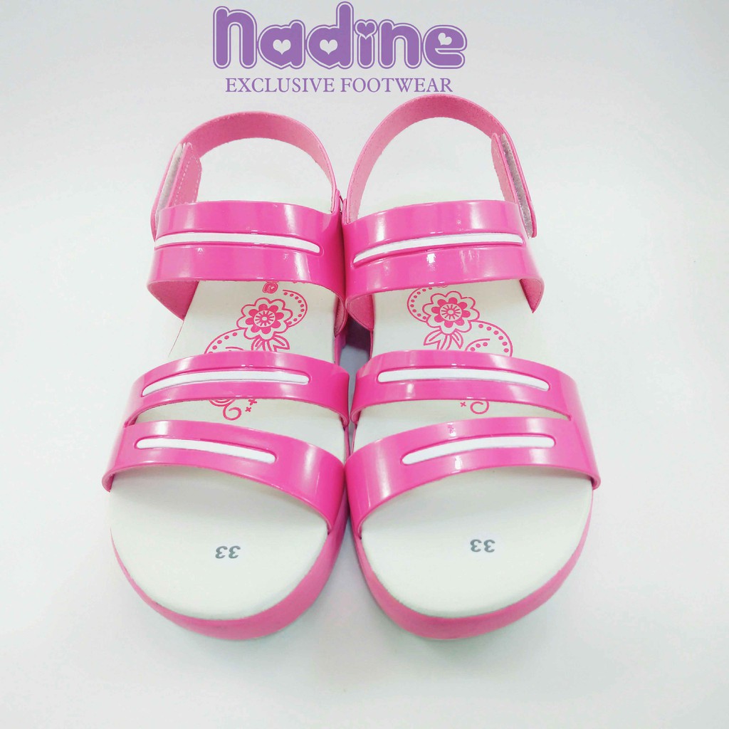 Nadine Sandal Let Anak Wedges 31 - 35 Hak 3 Cm Tali Perempuan Casual Fashion Cewek Slop N05
