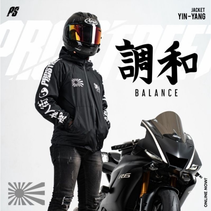 JACKET PROSTREET | WINDBRACKER YIN&YANG | NEW | ORIGIAL