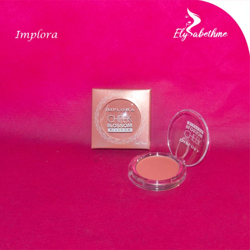 ✿ELYSABETHME✿ I♥M♥P♥L♥O♥R♥A Implora cosmetic  blush on perona pipi pupur berwana lembut ala korea merona